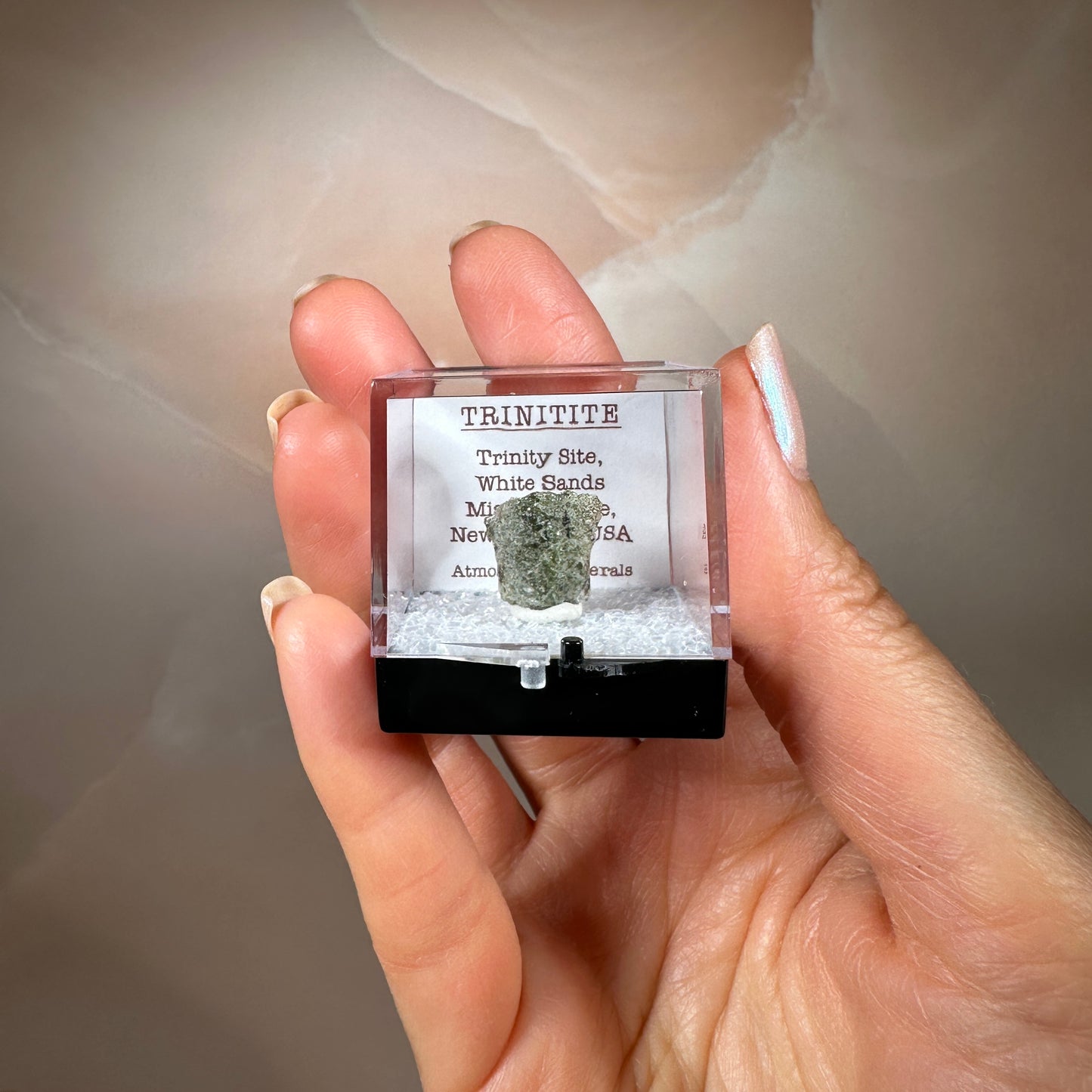 Trinitite (Trinity Glass) .91g | Trinity Test Site, White Sands Missile Range, New Mexico, USA