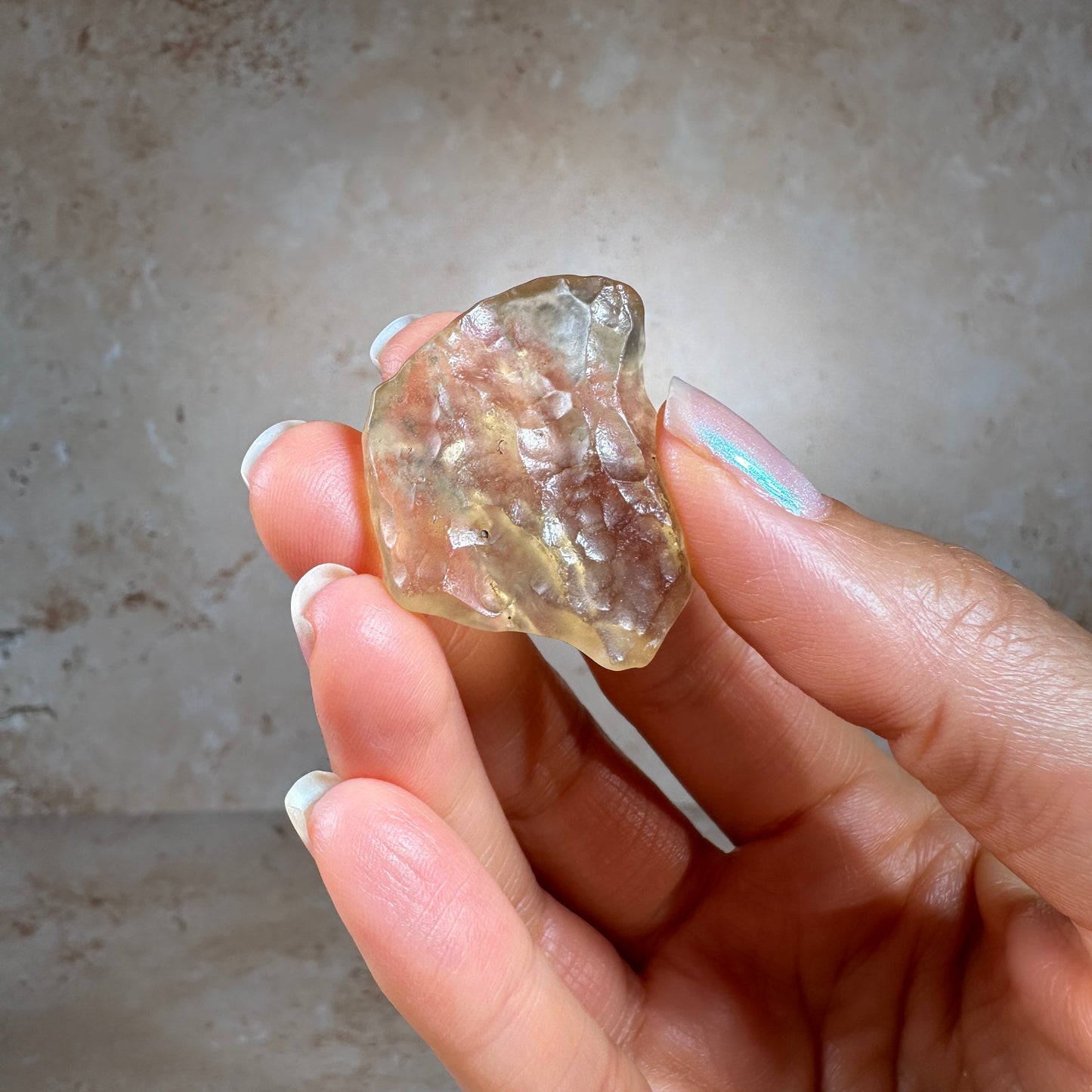 Libyan Desert Glass Tektite (9.33g) Museum Grade, Sahara Desert, Egypt