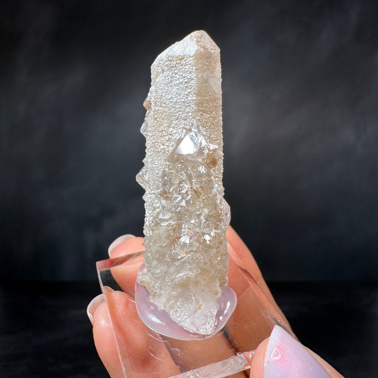 Growth Interference Quartz (17g) Bor Quarry, Dalnegorsk, Russia