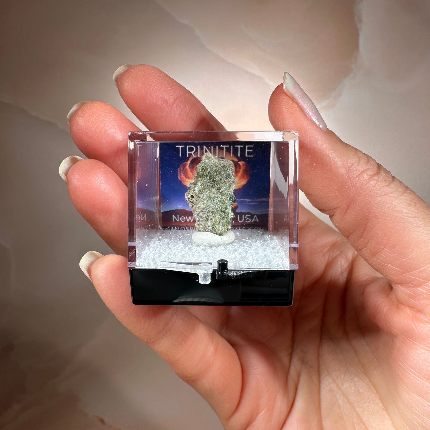 Trinitite 1.25g - Trinity Test Site, White Sands, New Mexico, USA