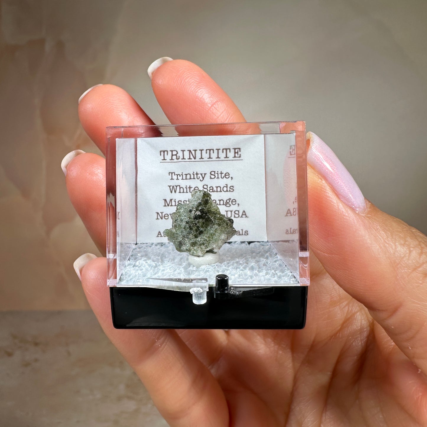 Trinitite (Trinity Glass) 1g | Trinity Test Site, White Sands Missile Range, New Mexico, USA