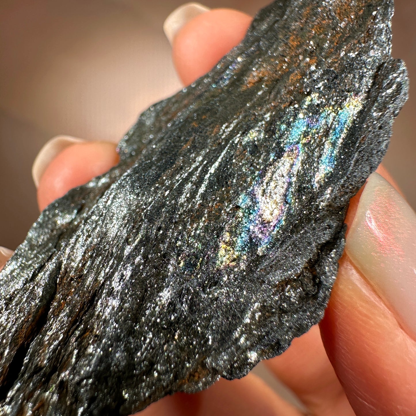 Rainbow Hematite, 44g, Andrade Mine, João Monlevade, Minas Gerais, Brazil