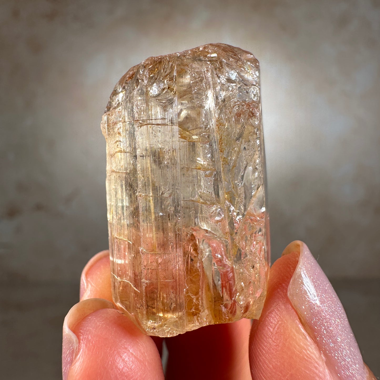 Golden Scapolite, 17.42g, Soamatasy, Ihosy District, Madagascar