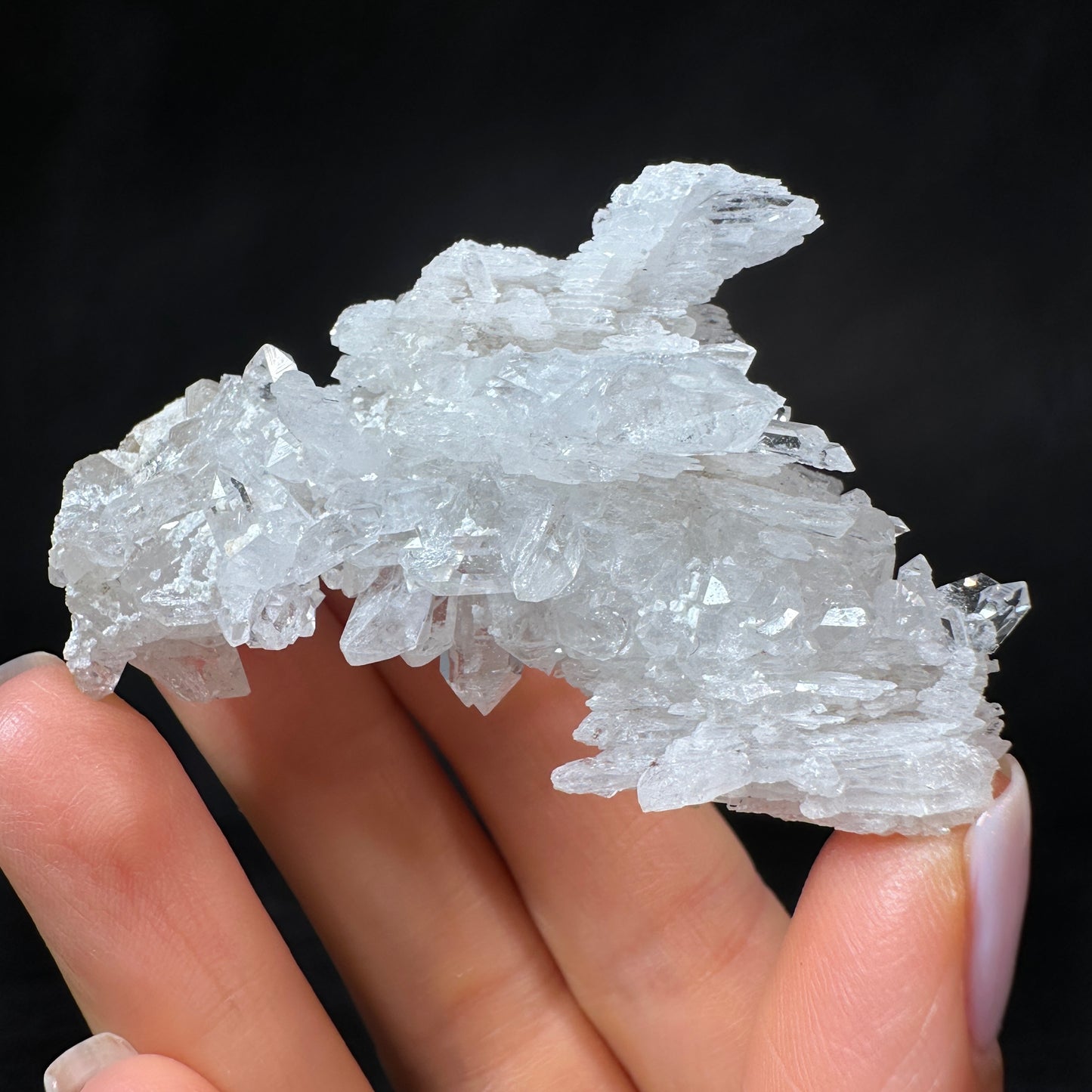 Growth Interference Quartz (40g) Bor Quarry, Dalnegorsk, Russia