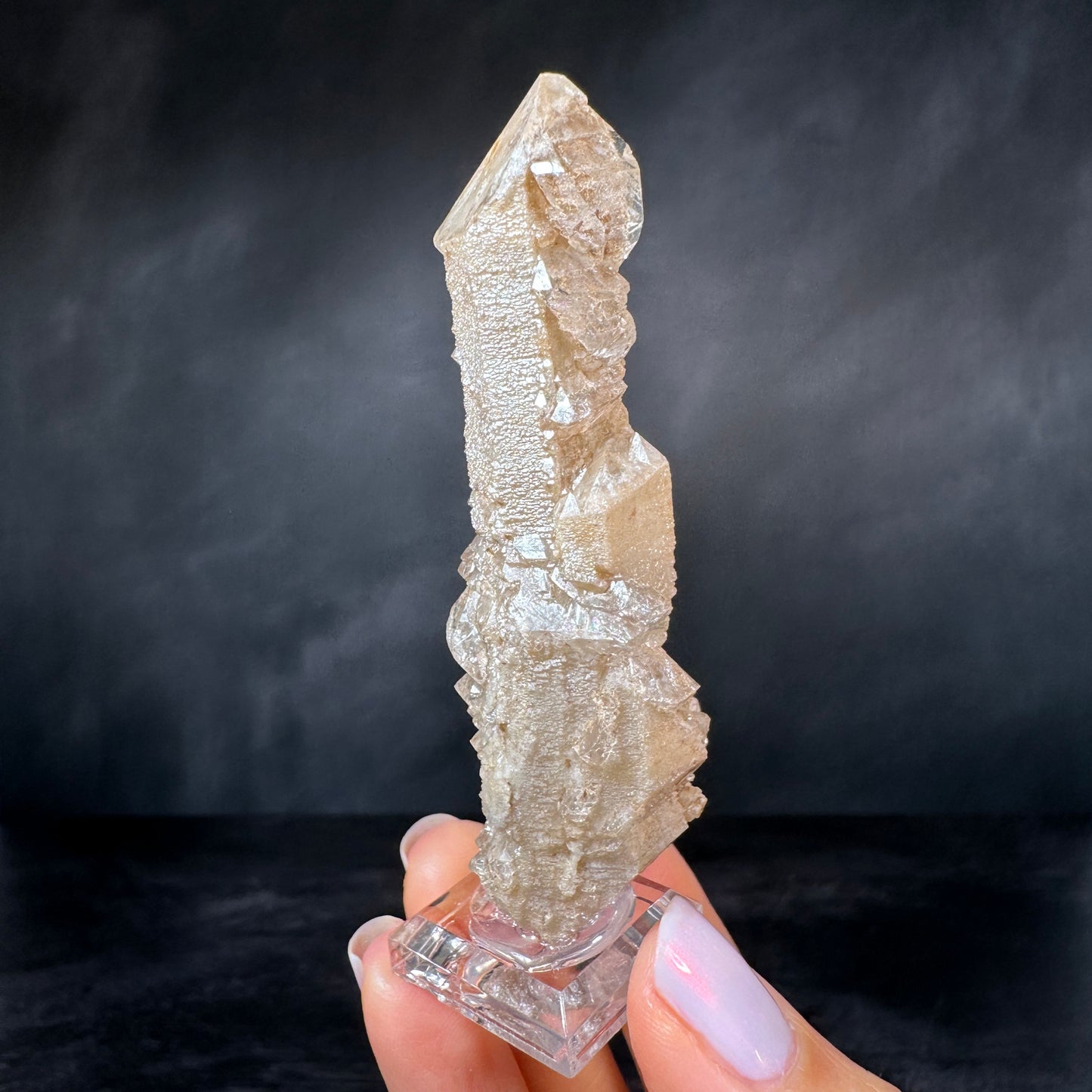 Growth Interference Quartz (35g) Bor Quarry, Dalnegorsk, Russia
