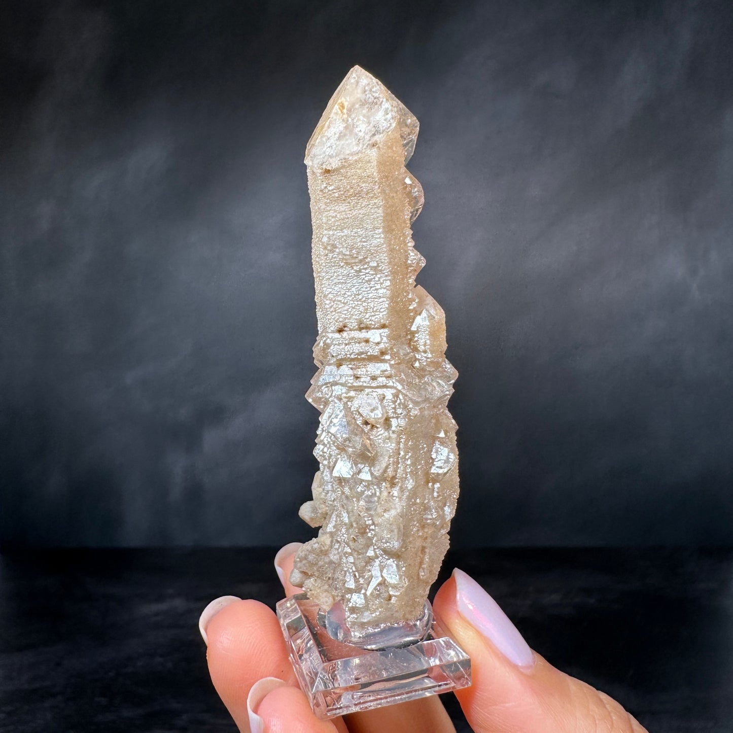 Growth Interference Quartz (35g) Bor Quarry, Dalnegorsk, Russia