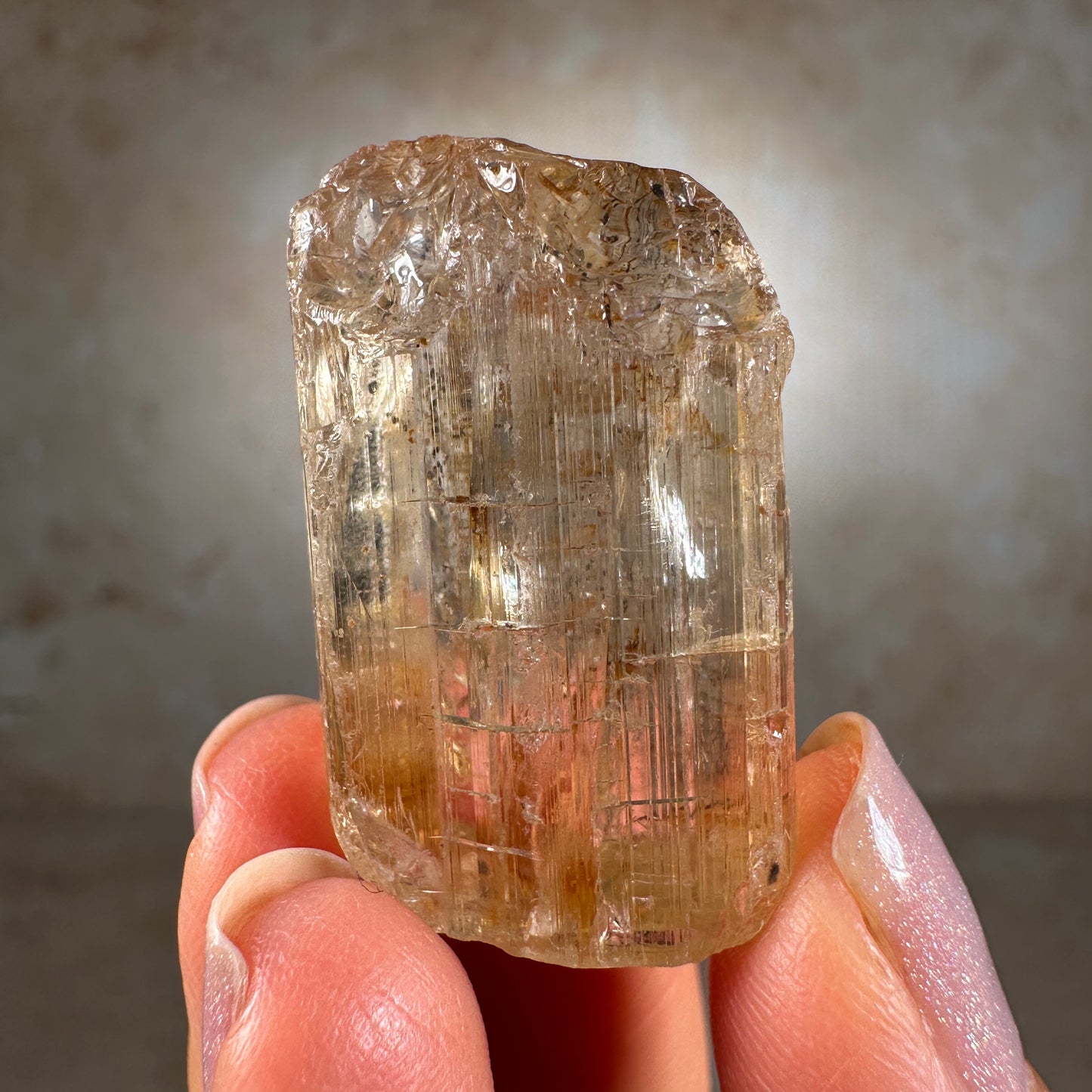 Golden Scapolite, 17.42g, Soamatasy, Ihosy District, Madagascar