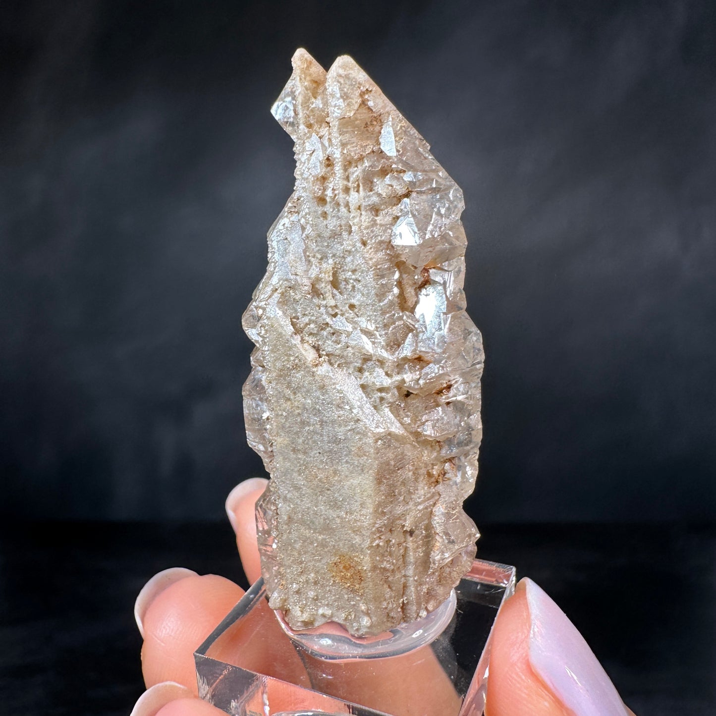Growth Interference Quartz (22g) Bor Quarry, Dalnegorsk, Russia