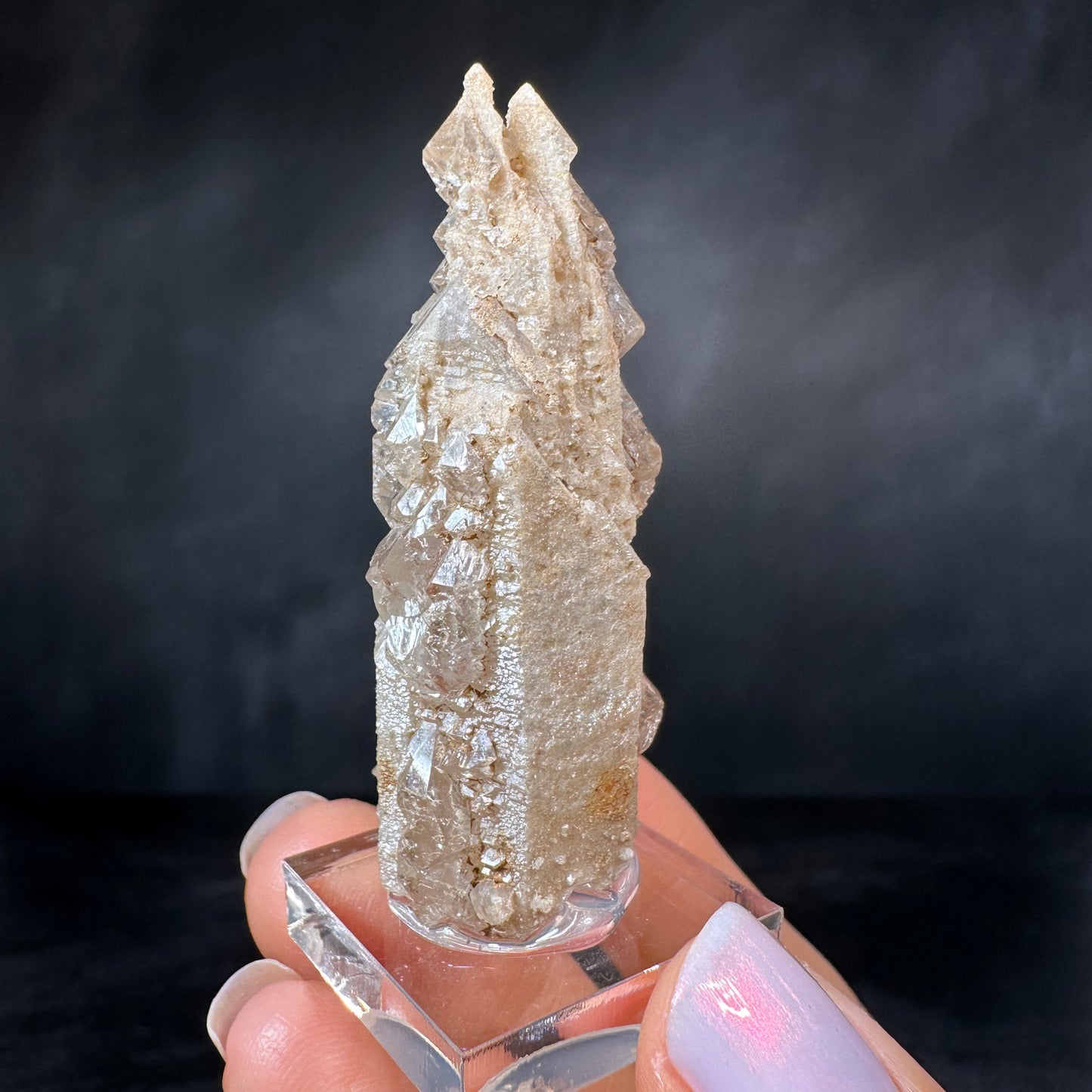 Growth Interference Quartz (22g) Bor Quarry, Dalnegorsk, Russia
