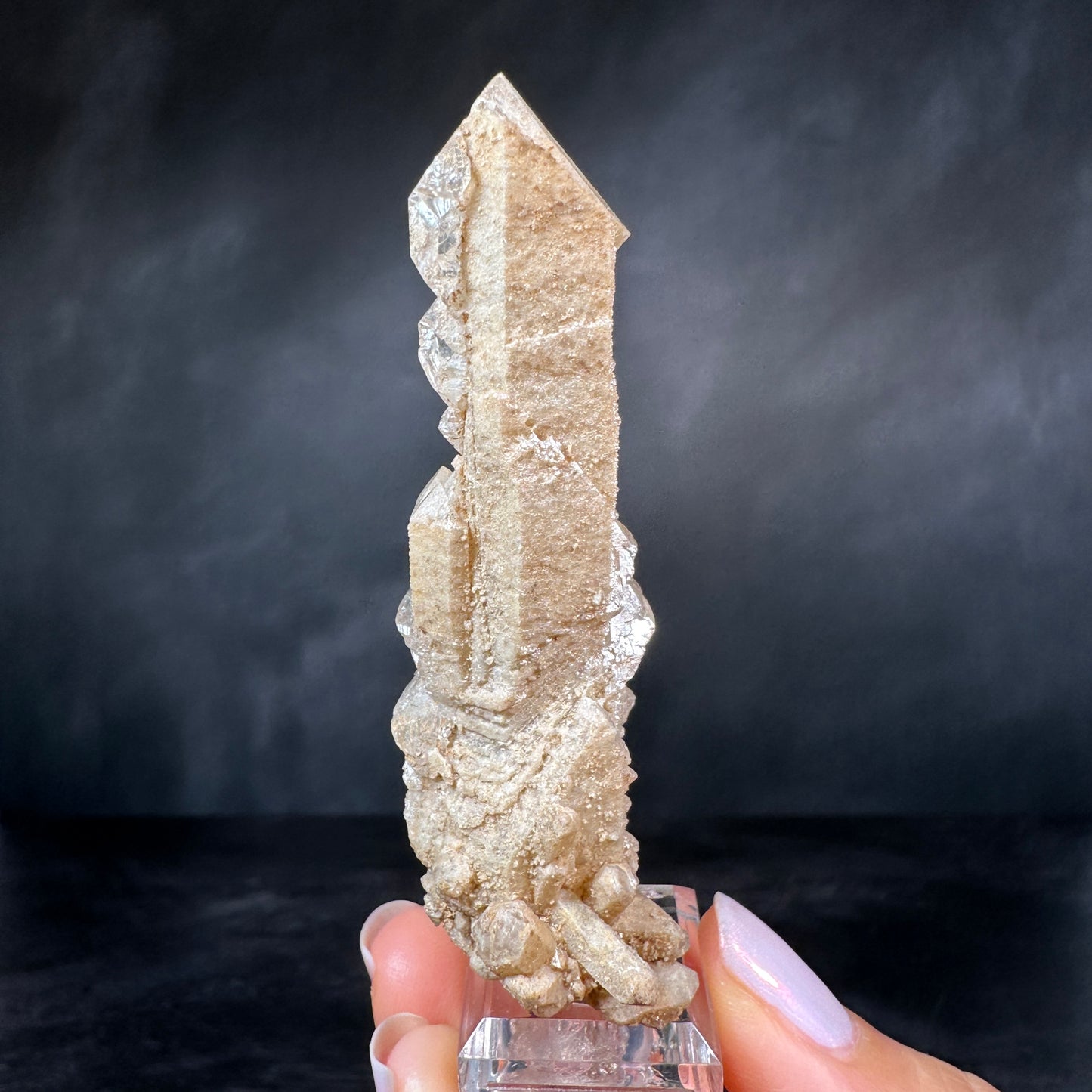 Growth Interference Quartz (35g) Bor Quarry, Dalnegorsk, Russia