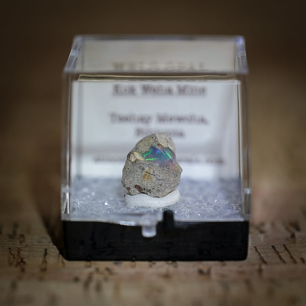 Ethiopian Opal in Collectors Box, Kok Weha Mine, Ethiopia, 4ct