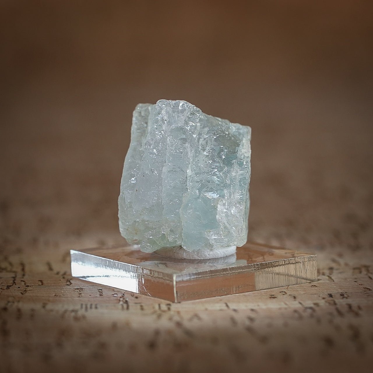 Etched Beryl var. Aquamarine, Minas Gerais, Brazil, 148ct