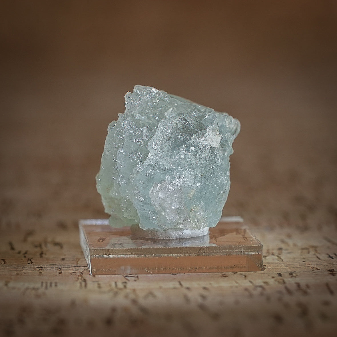 Etched Beryl var. Aquamarine, Minas Gerais, Brazil, 148ct