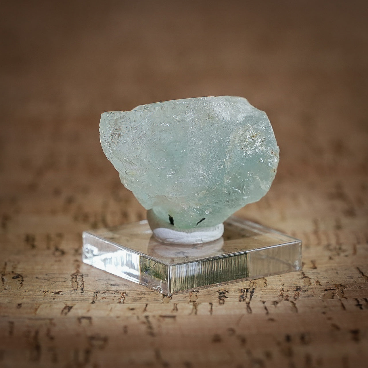 Etched Beryl var. Aquamarine, Minas Gerais, Brazil, 106ct