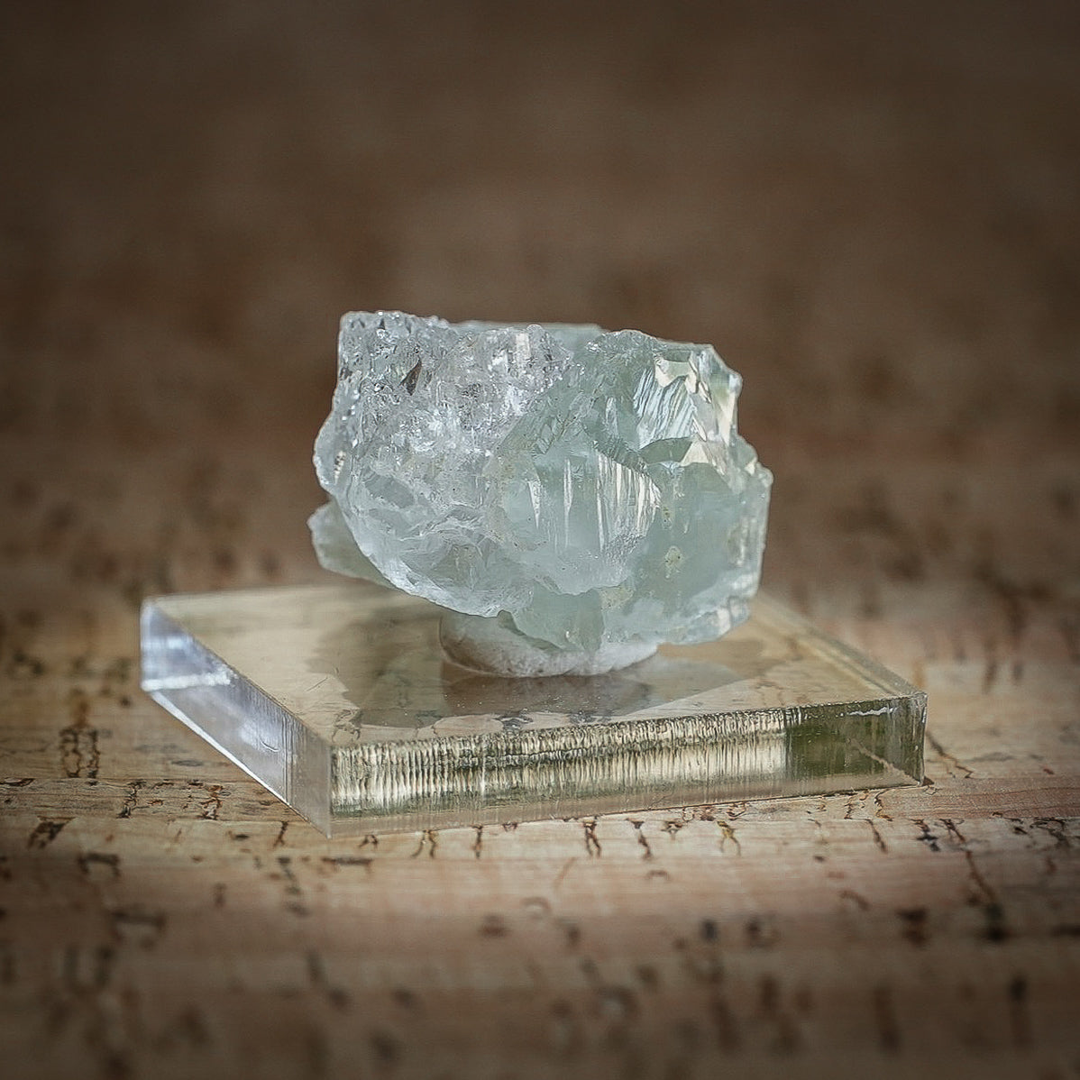 Etched Beryl var. Aquamarine, Minas Gerais, Brazil, 83ct