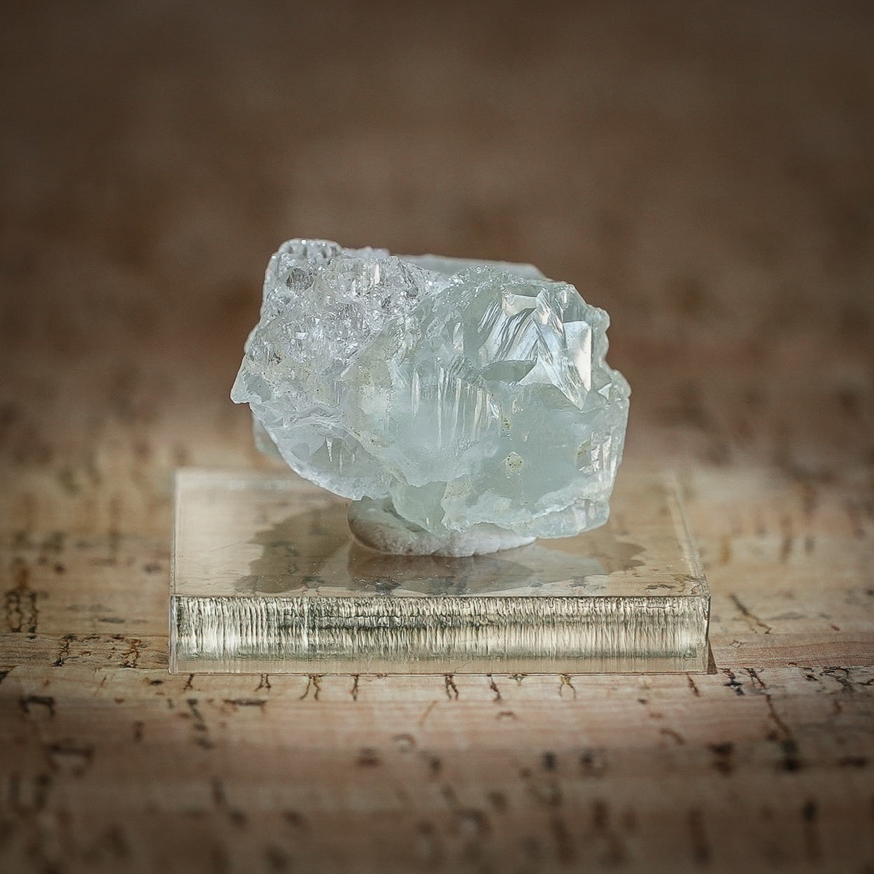 Etched Beryl var. Aquamarine, Minas Gerais, Brazil, 83ct