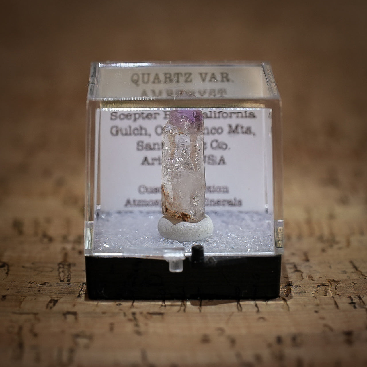 Quartz var. Amethyst, Scepter Hill, Oro Blanco Mountains, Arizona, USA 9ct