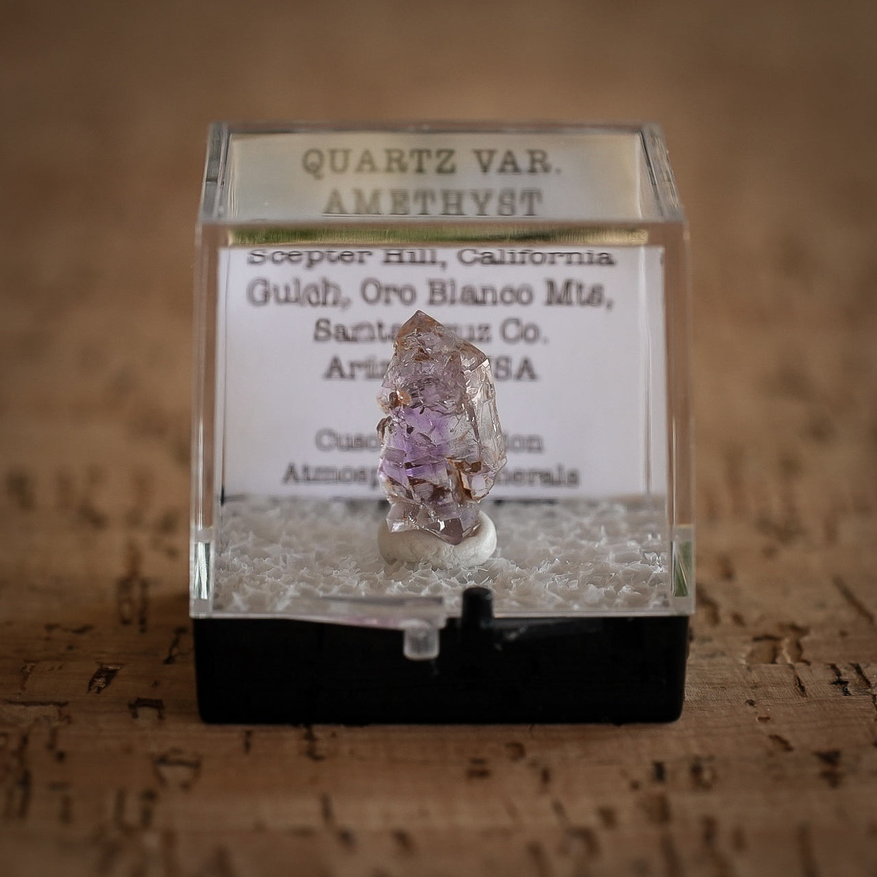 Quartz var. Amethyst, Scepter Hill, Oro Blanco Mountains, Arizona, USA 6.5ct