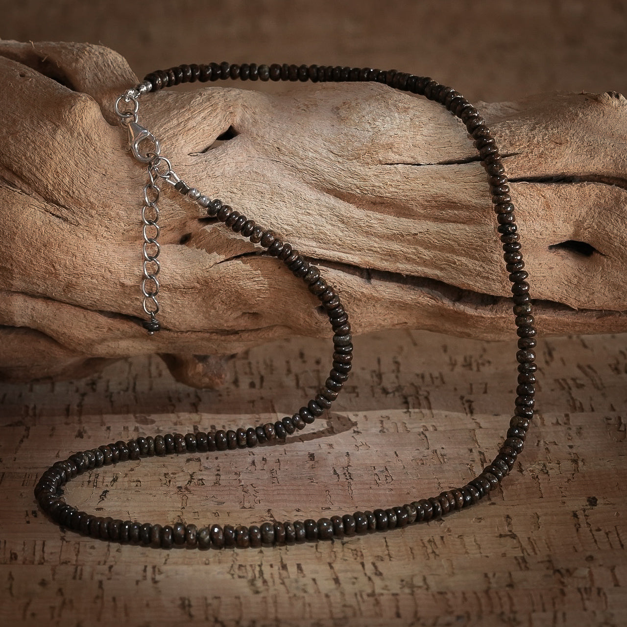 NWA Meteorite Necklace, 15.5g, Sahara, Northwest Africa