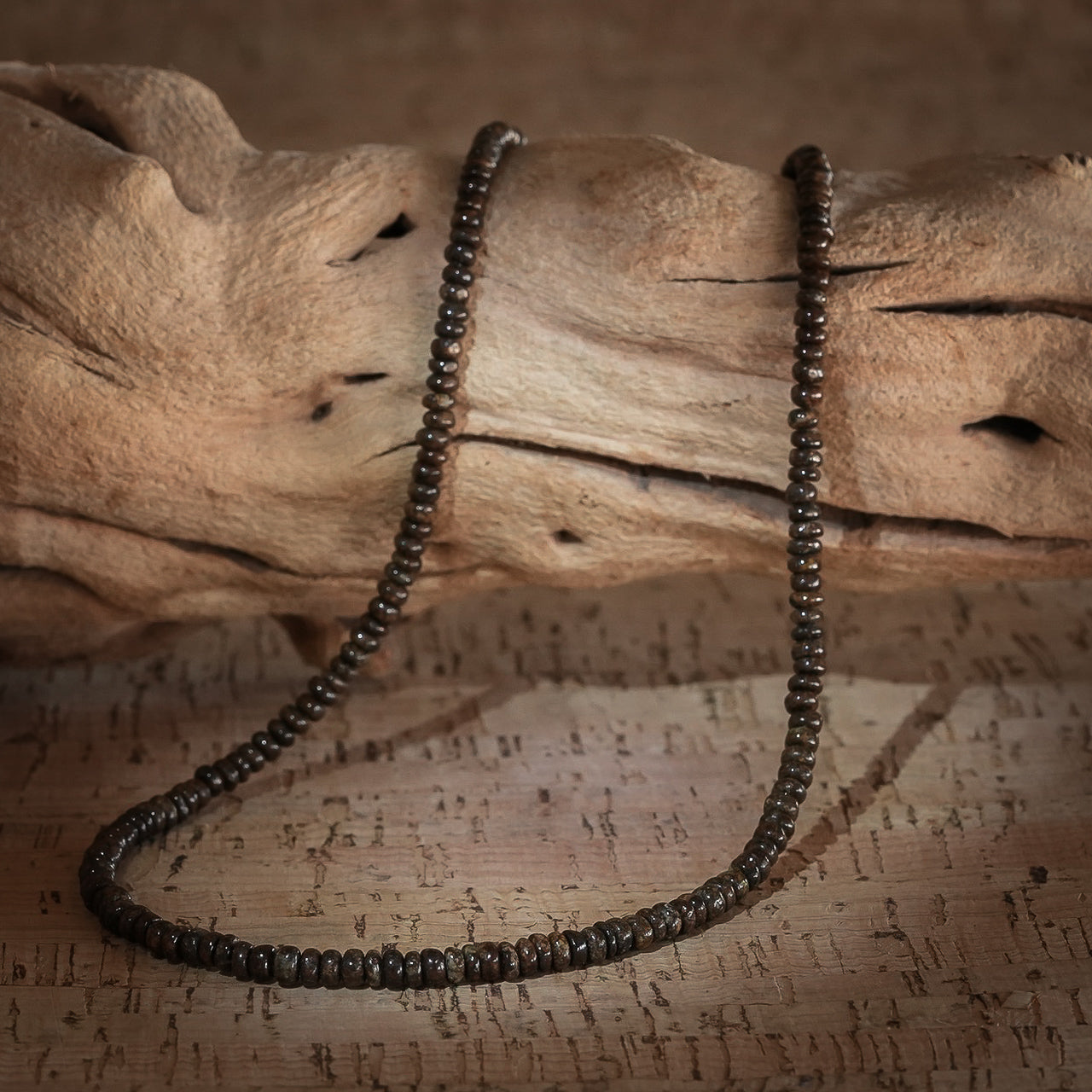 NWA Meteorite Necklace, 15.5g, Sahara, Northwest Africa