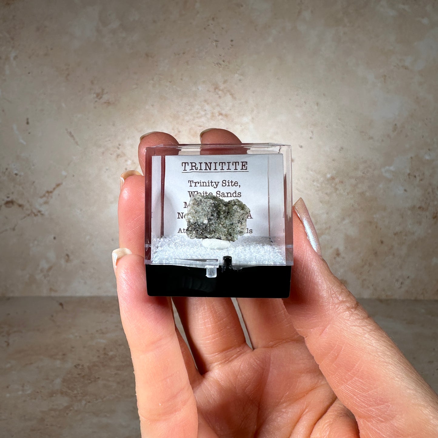 Trinitite (Trinity Glass) .96g | Trinity Test Site, White Sands Missile Range, New Mexico, USA