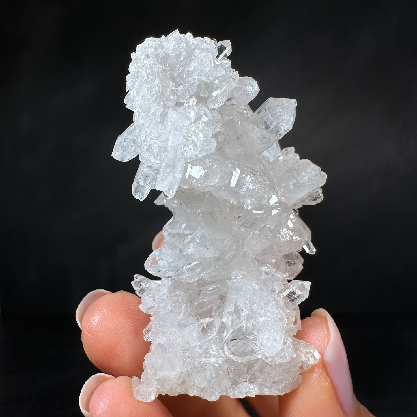 Growth Interference Quartz (40g) Bor Quarry, Dalnegorsk, Russia