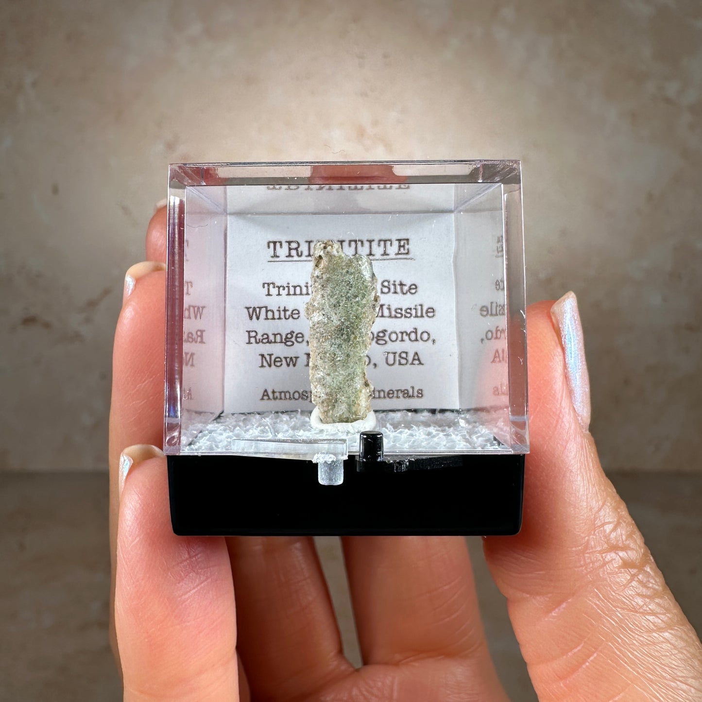 Trinitite (Trinity Glass) .65g | Trinity Test Site, White Sands Missile Range, New Mexico, USA