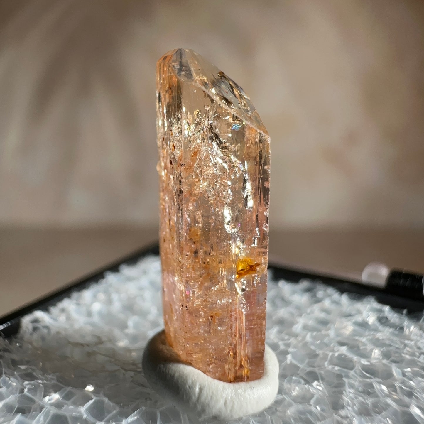 Imperial Topaz Crystal, 7.24ct | Karengerenge, Solwezi District, Zambia