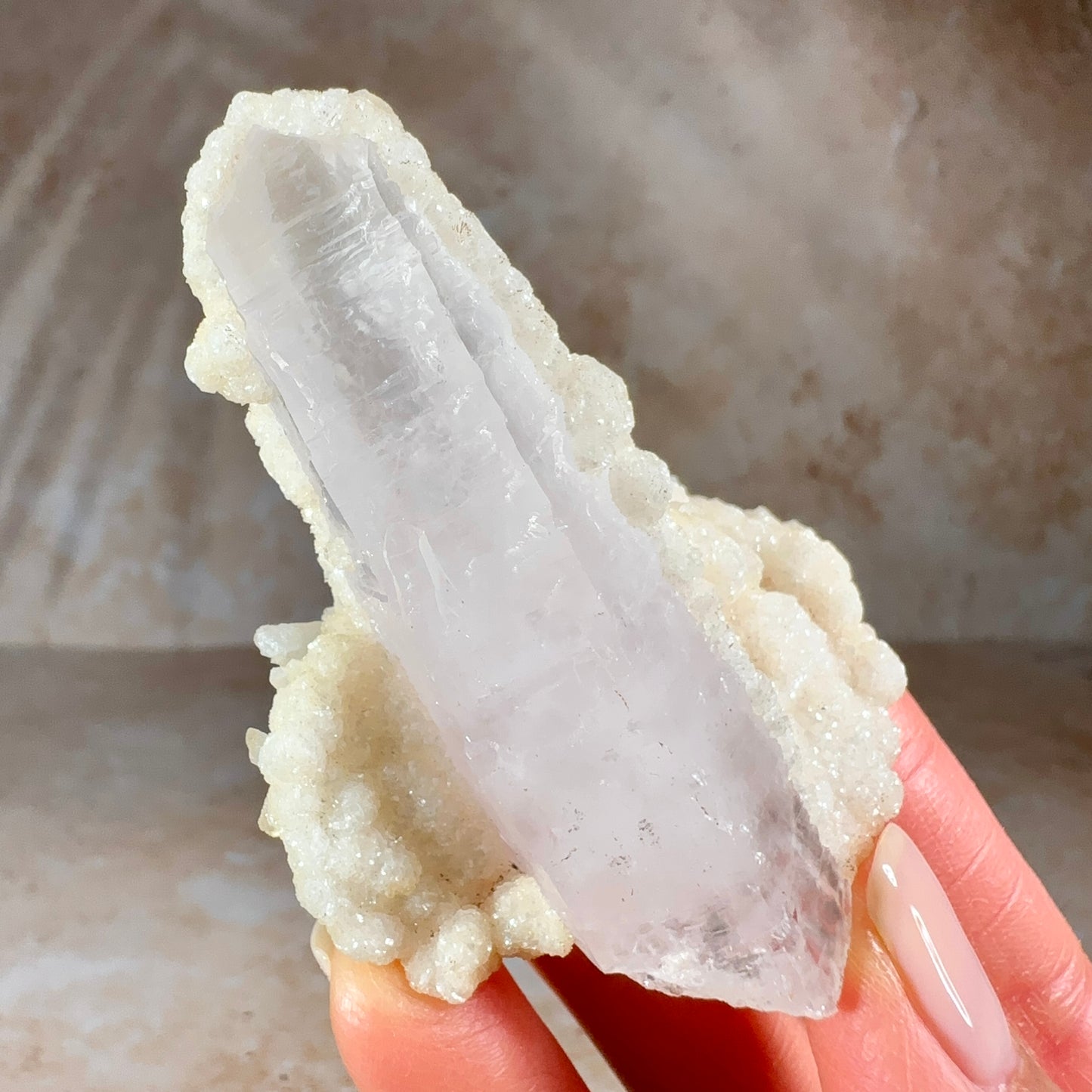 Sugar Quartz with Calcite, 70g | Cavnic, Maramures County, Romania