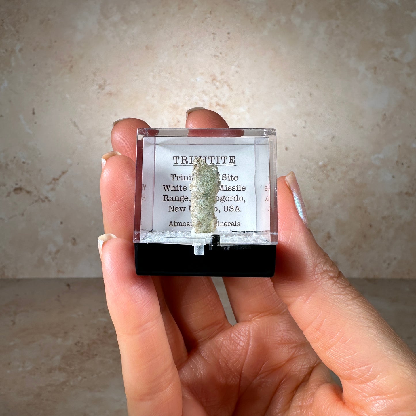 Trinitite (Trinity Glass) .65g | Trinity Test Site, White Sands Missile Range, New Mexico, USA