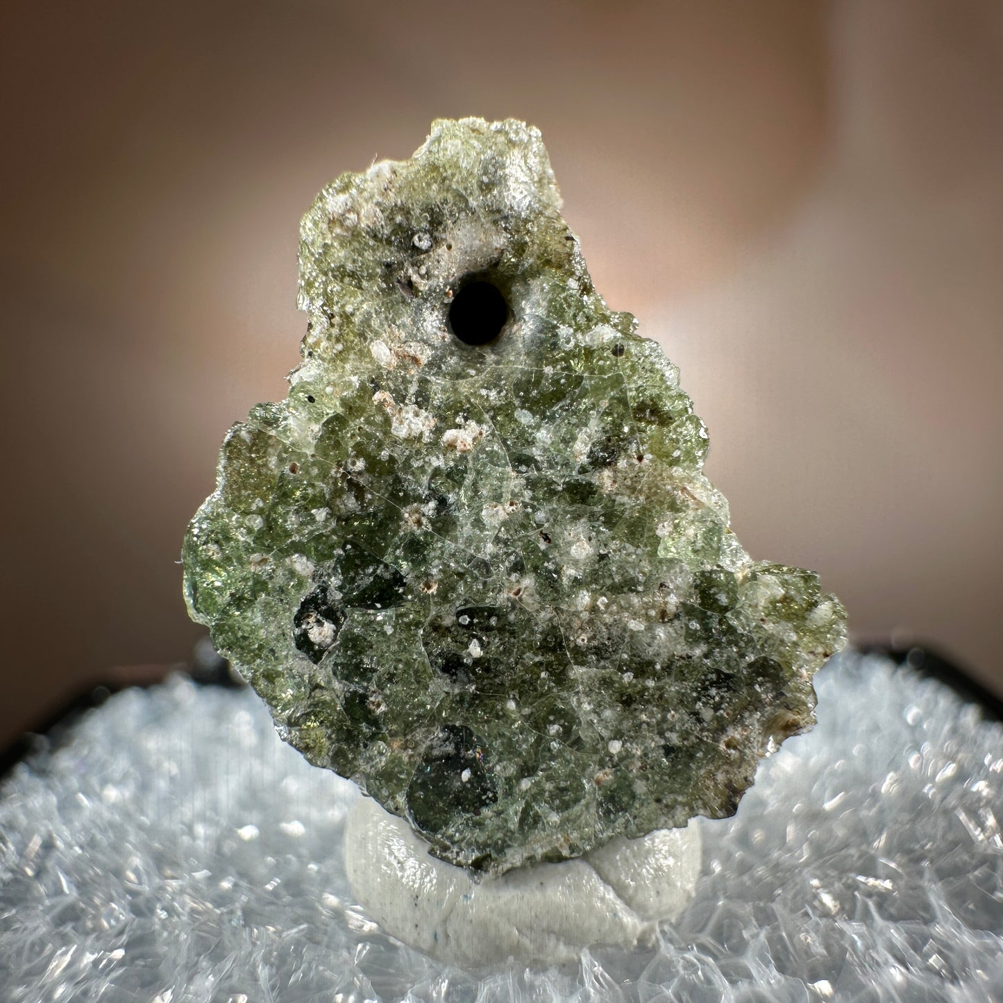 Museum Grade green atomic glass Trinitite for sale .67g