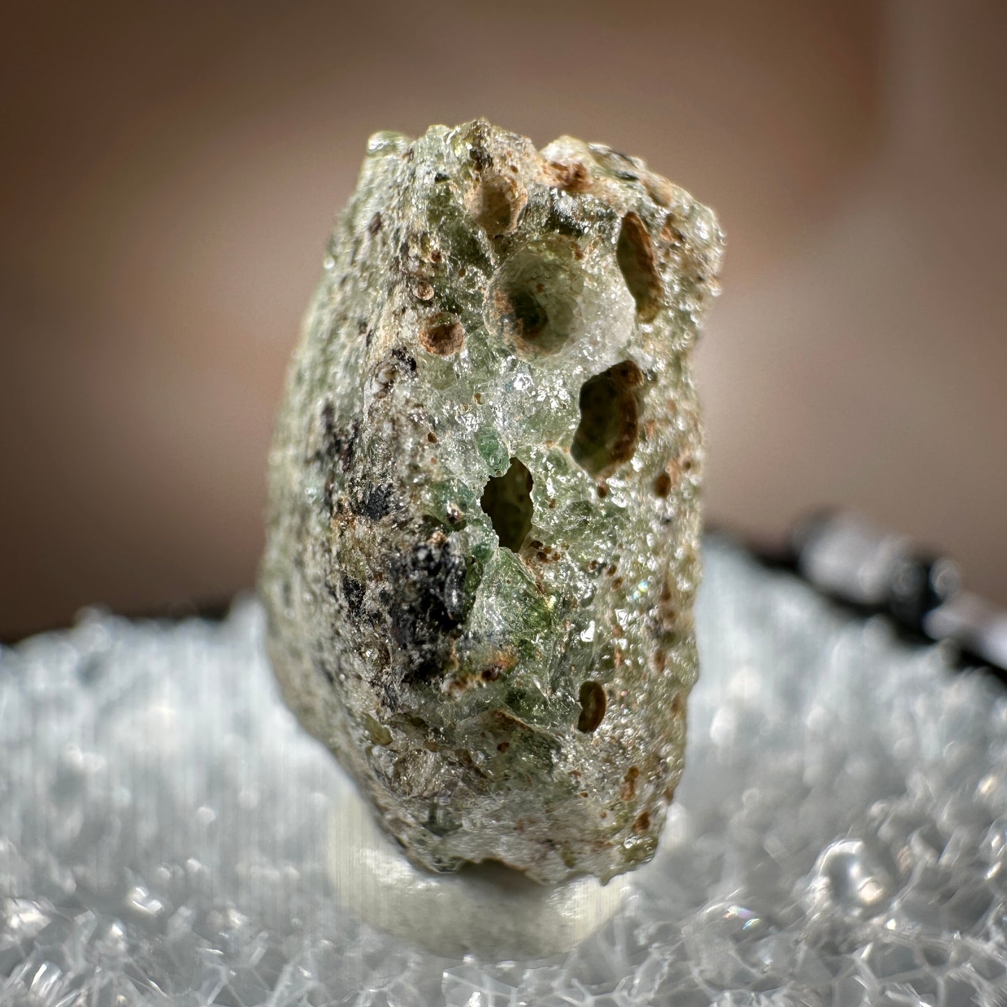 Museum Grade green atomic glass Trinitite for sale .72g