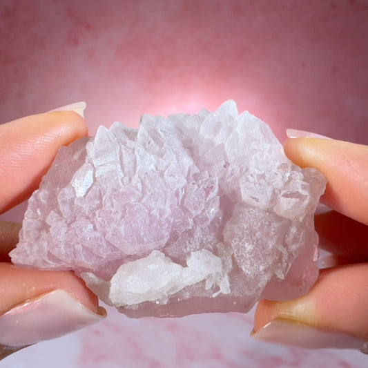 Crystallized Rose Quartz, 32.9g | Taquaral, Itinga, Minas Gerais, Brazil