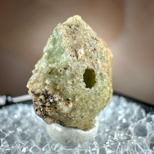 Rare Trinitite for sale, .90g from the Trinity Test Site, White Sands Missile Range, New Mexico.