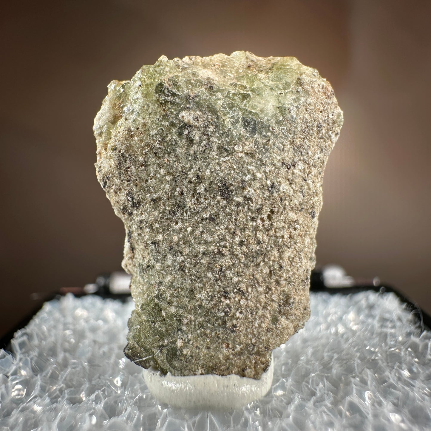 Rare Trinitite for sale, 1.30g from the Trinity Test Site, White Sands Missile Range, New Mexico.