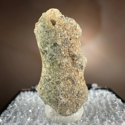 Rare Trinitite Specimen from the Trinity Test Site, White Sands Missile Range, New Mexico.