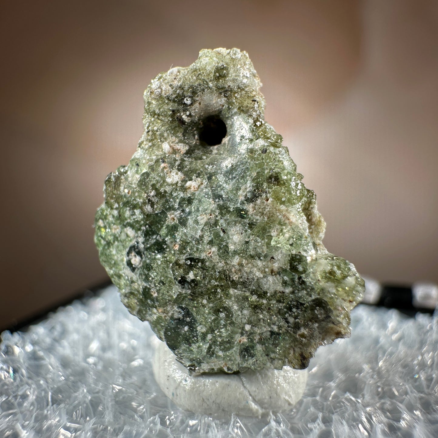 Museum Grade green atomic glass Trinitite for sale .67g