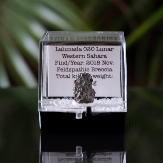 Lunar Meteorite, Lahmada 020, Western Sahara, .8g