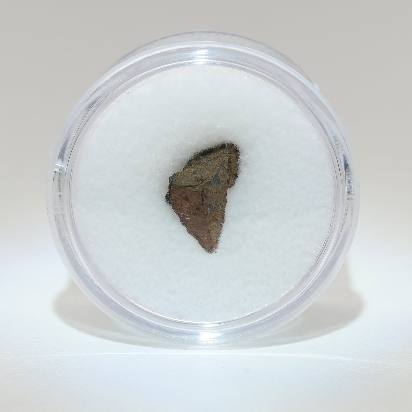 Gibeon Meteorite with Desert Patina from Namaland, Namibia, .7g