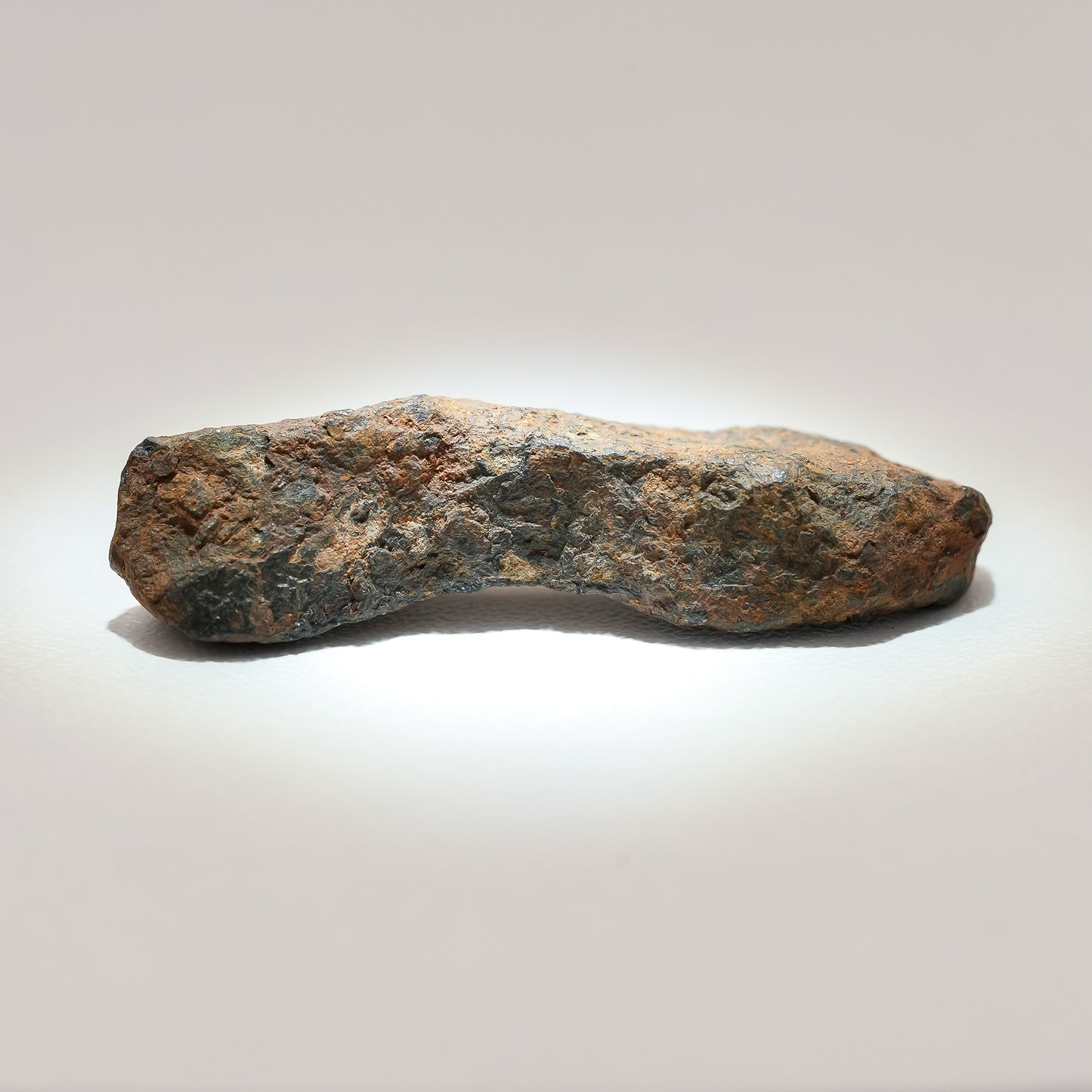 12.6g Gibeon Meteorite with Desert Patina, Namibia, Africa. Includes Collectors Display Box with COA.