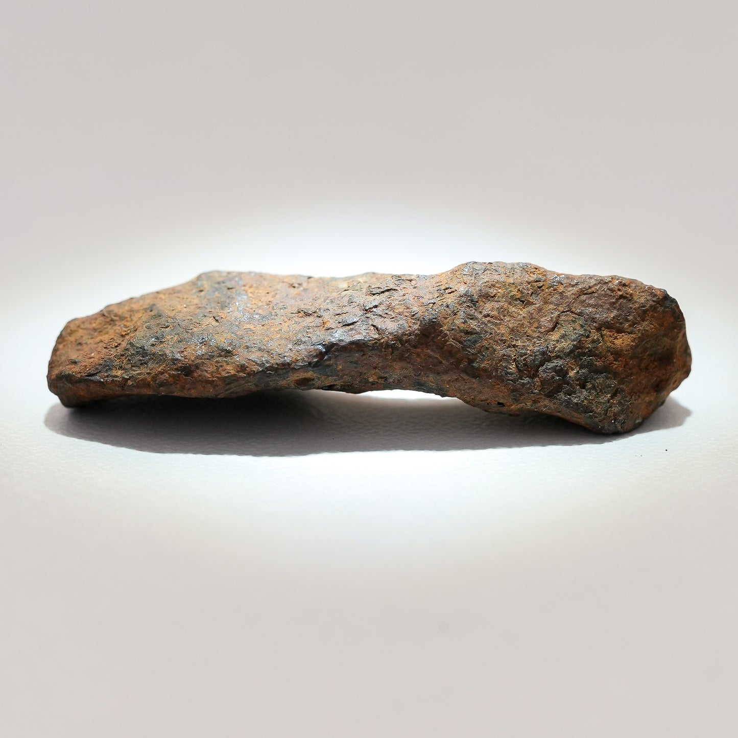 12.6g Gibeon Meteorite with Desert Patina, Namibia, Africa. Includes Collectors Display Box with COA.