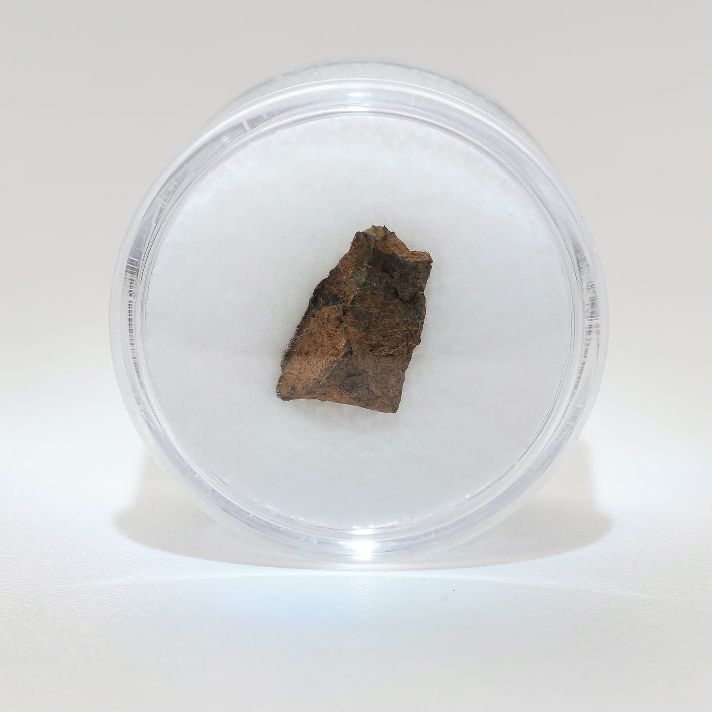 Gibeon Meteorite with Desert Patina from Namaland, Namibia, .9g