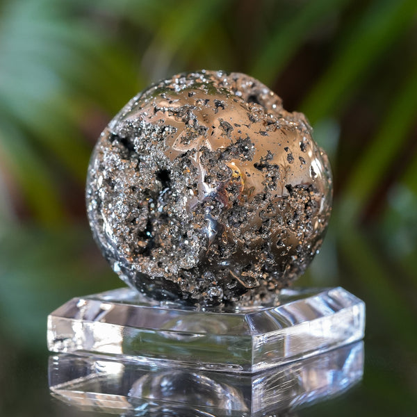 Pyrite Sphere from Huanzala Mine, Peru, 256g