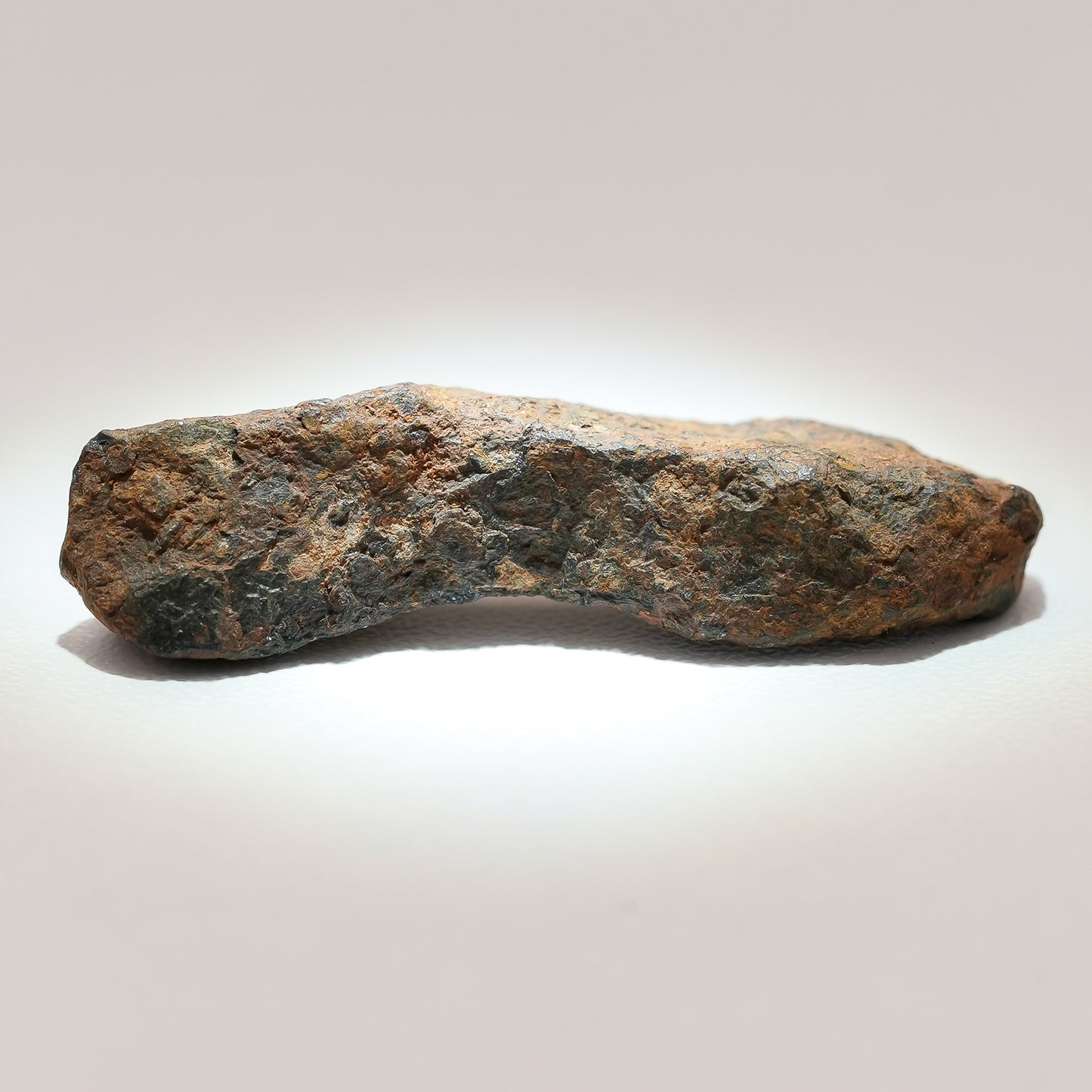 12.6g Gibeon Meteorite with Desert Patina, Namibia, Africa. Includes Collectors Display Box with COA.