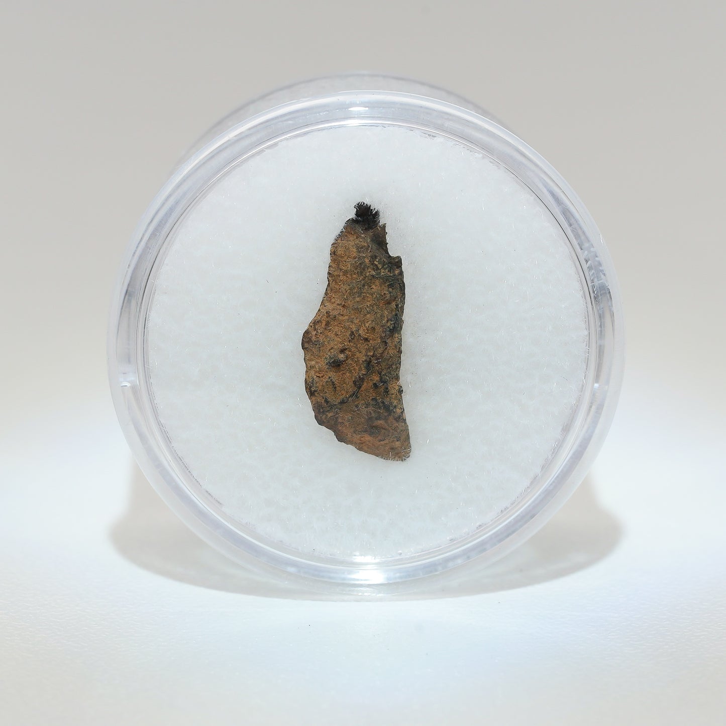 Gibeon Meteorite with Desert Patina from Namaland, Namibia, .9g