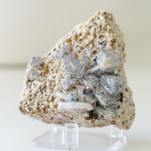 Fluorite With Milky Quartz from Brandberg Mountain, Erongo Region, Namibia, 206g