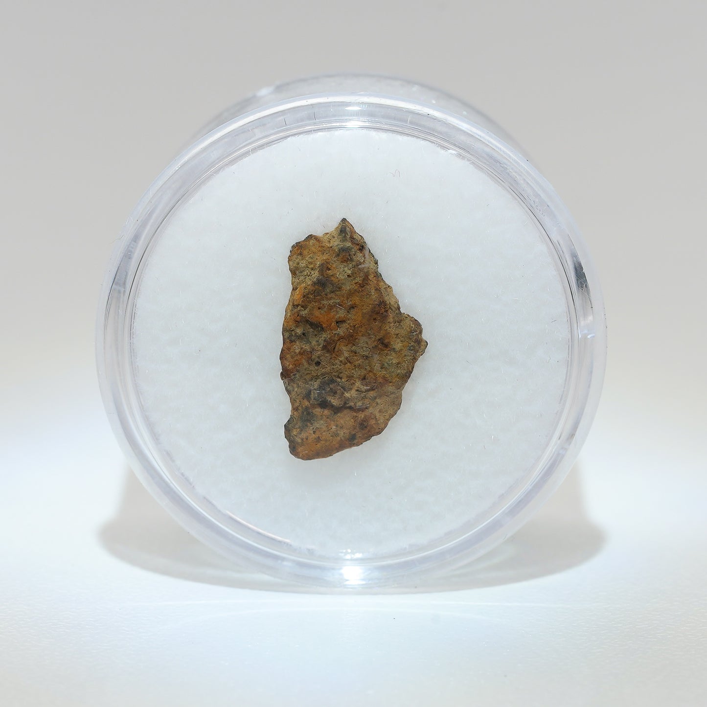 Gibeon Meteorite with Desert Patina from Namaland, Namibia, .8g