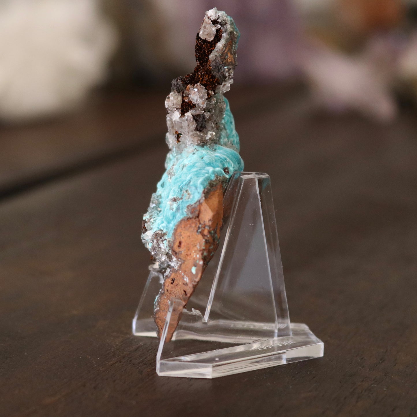 Clear Acrylic Display Stand For Mineral Specimens | 1.5" XS Easel