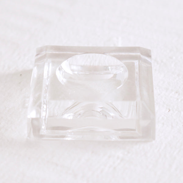 Acrylic Display Stand - 1.5" Square w/ Dimple